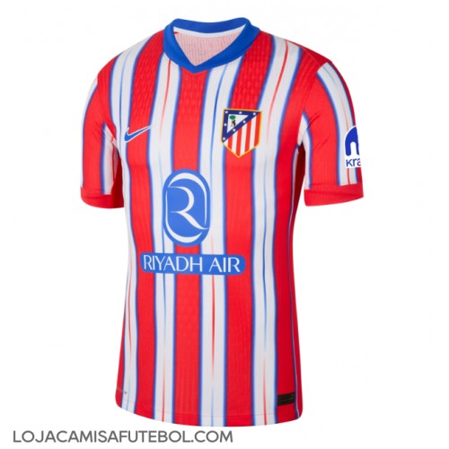 Camisa de Futebol Atletico Madrid Equipamento Principal 2024-25 Manga Curta